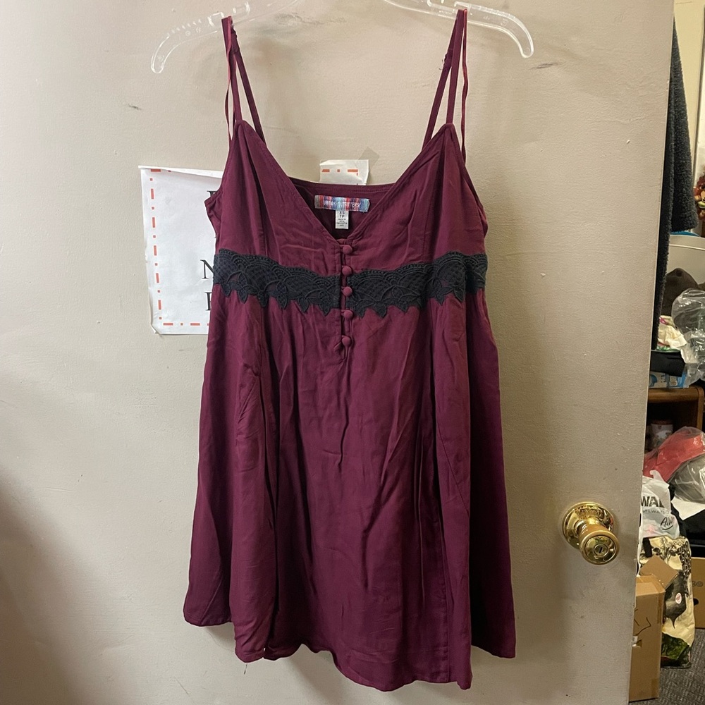 Urban Outfitters spaghetti strap, fully lined, size XS, summer mini dress